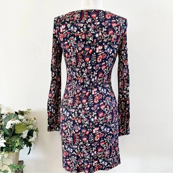 Tory Burch Keyhole-Front Floral Print Dress - Picture 5 of 10